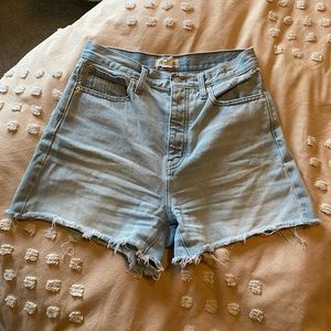 Madewell mom jean shorts